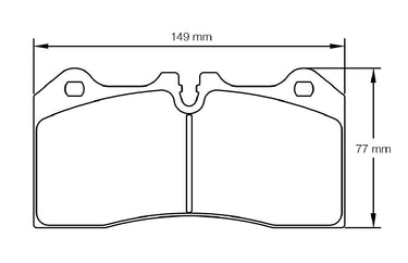 Pagid Racing Brake Pads No. 8187 (Rear) | CCM Rotors